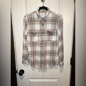 C&C California Women's Supersoft Knit Plaid Button-Down Shirt